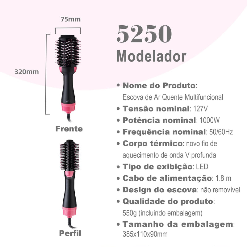 Escova Professional Secadora - 3 em 1